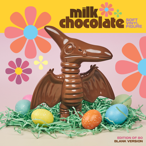 Sky King Pterantor "Milk Chocolate" Blank – Soft Vinyl Figure