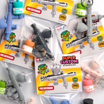 Super Custom Airbrush PVC keychain