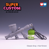 Super Custom Airbrush PVC keychain
