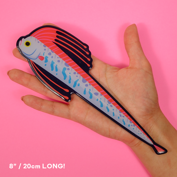 Oar Fish - 8" Acrylic Magnet