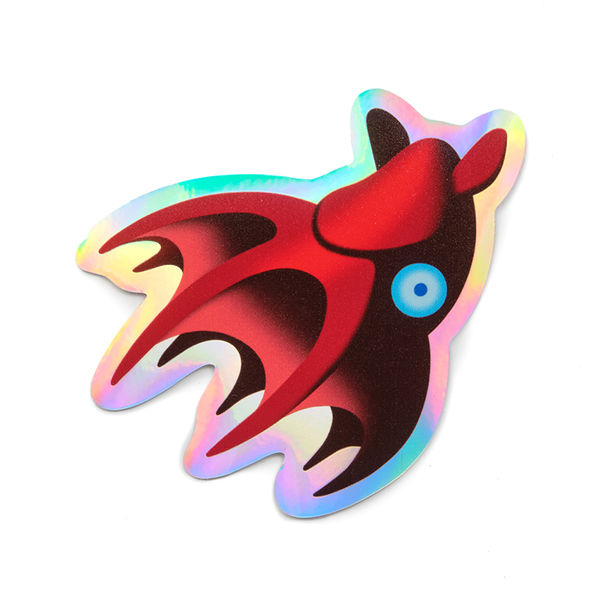 Vampire Squid - Holographic Foil Sticker