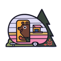 Camp Bear - Sticker