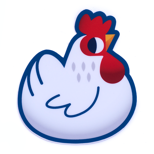 Fat Chicken - Sticker